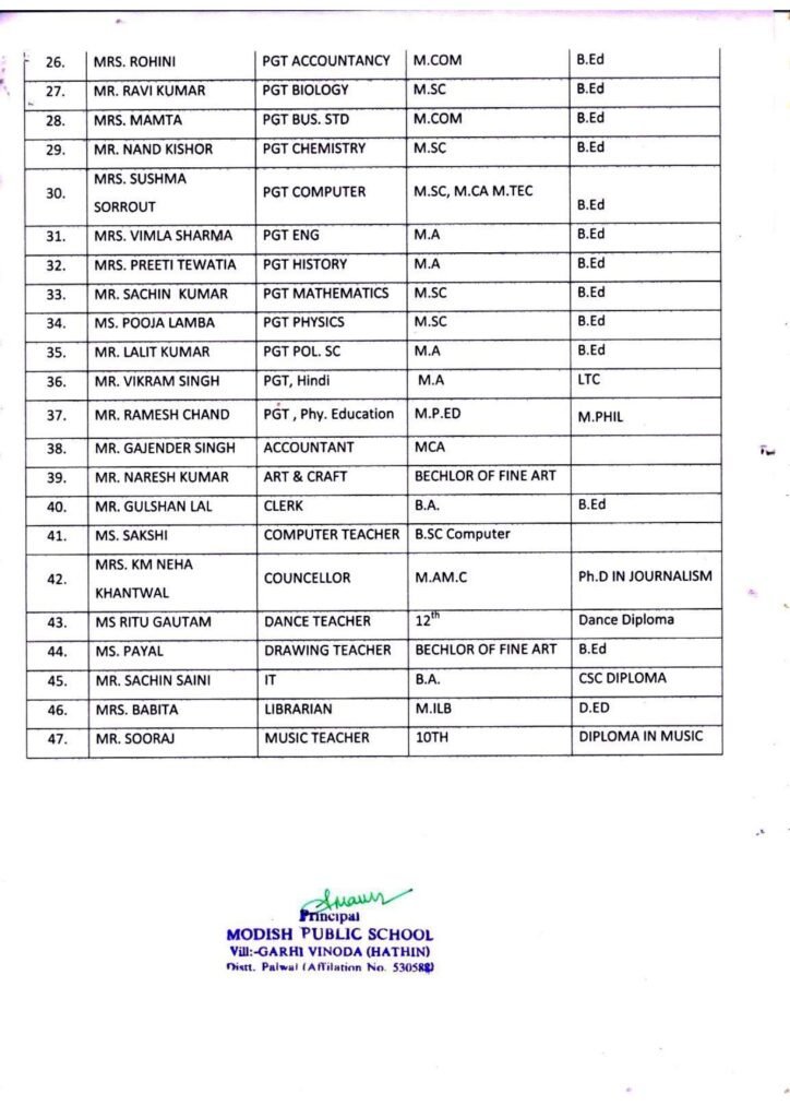 Staff Statement Page 2