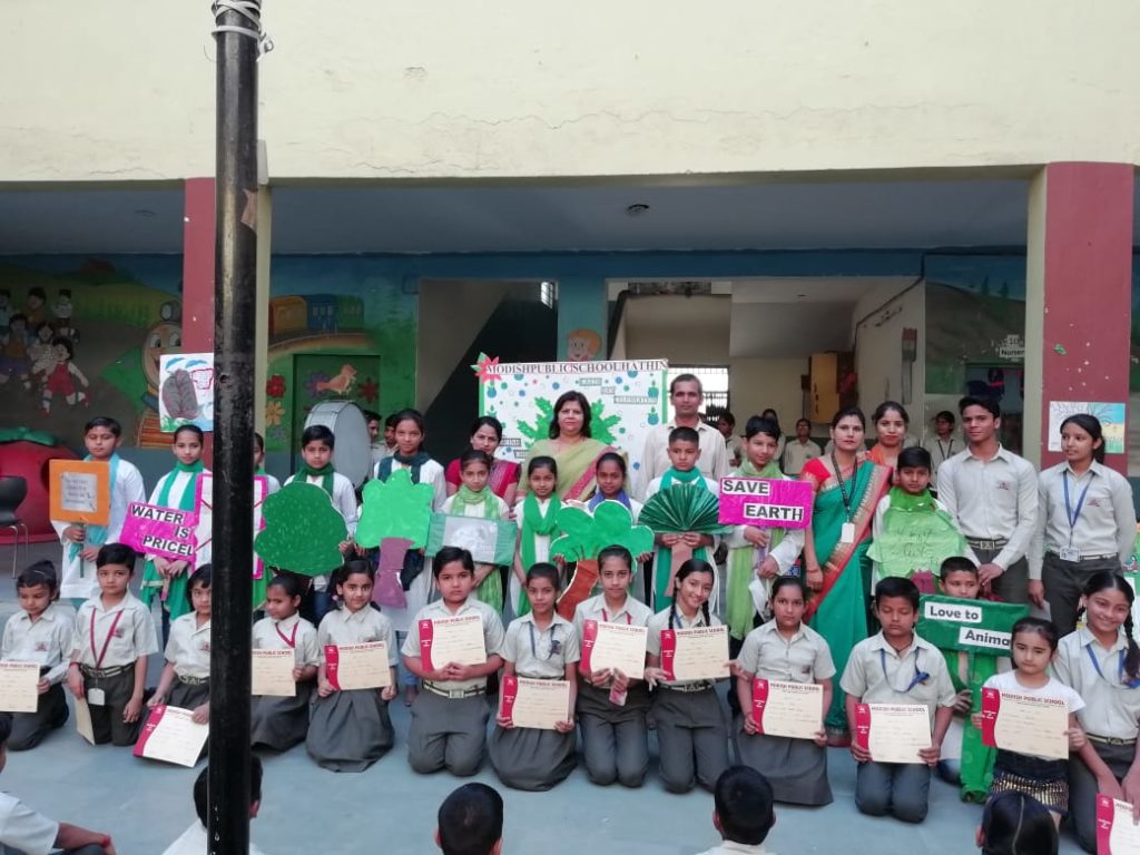Modish Public School, Hathin Celebrated ‘Save Earth Week’ successfully